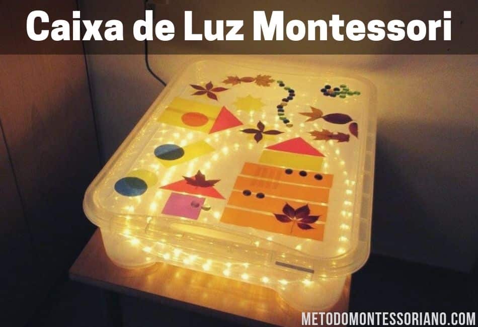 caixa de luz montessori
